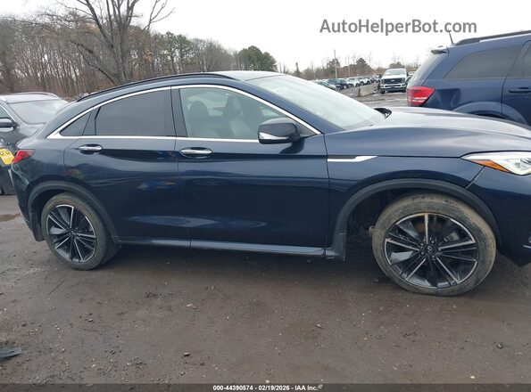 3PCAJ5J34NF100439 2022 INFINITI QX55 Blue Widok wnętrza z tyłu
