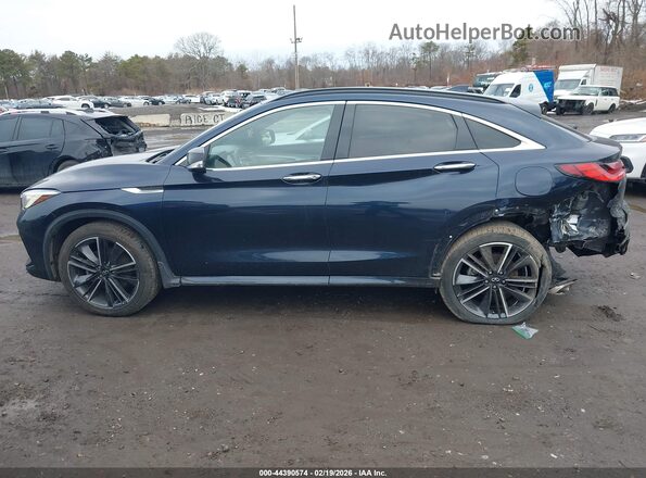 3PCAJ5J34NF100439 2022 INFINITI QX55 Blue Widok wnętrza 360 stopni