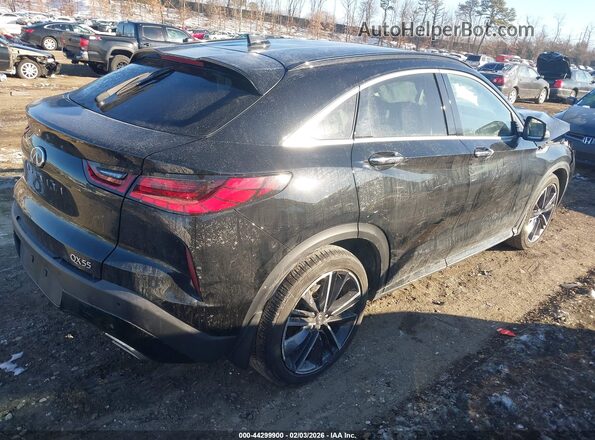 3PCAJ5JR1PF119229 2023 INFINITI QX55 Черный Задняя правая четверть