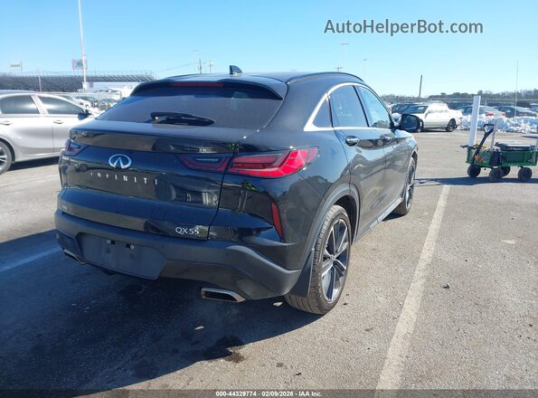 3PCAJ5JR3PF117398 2023 INFINITI QX55 Черный Задняя правая четверть