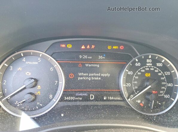 3PCAJ5K35NF106698 2022 INFINITI QX55 Серый Вид щитка приборов