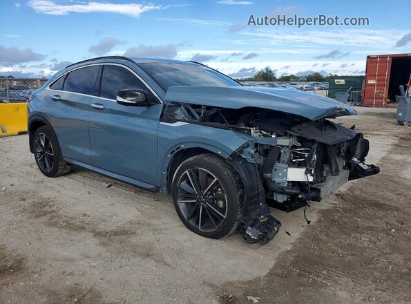 3PCAJ5KR3PF112376 2023 INFINITI QX55 Серый Передняя правая четверть
