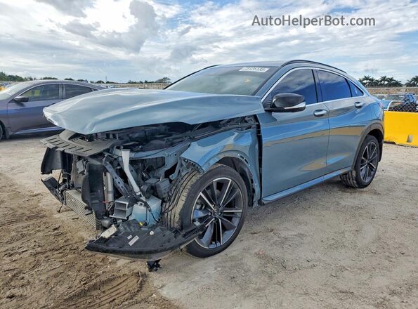 3PCAJ5KR3PF112376 2023 INFINITI QX55 Серый Передняя левая четверть