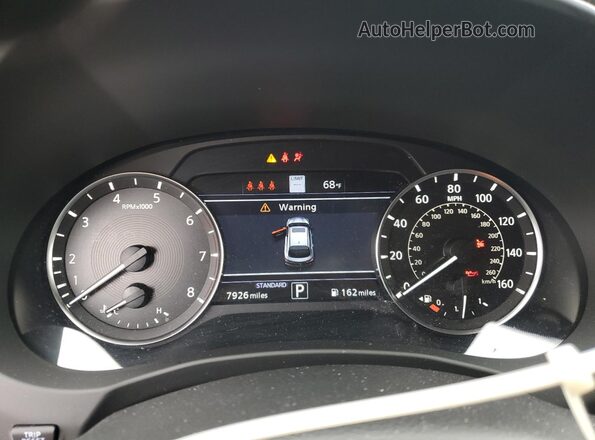 3PCAJ5KR9RF110912 2024 INFINITI QX55 Серебряный Вид щитка приборов