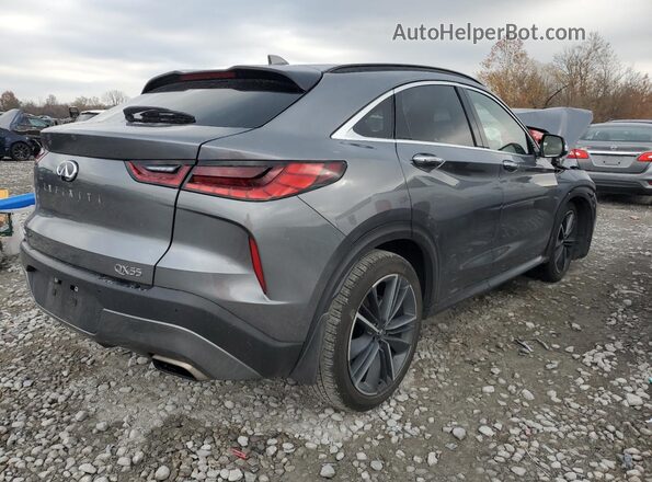 3PCAJ5KR9RF110912 2024 INFINITI QX55 Серебряный Задняя правая четверть