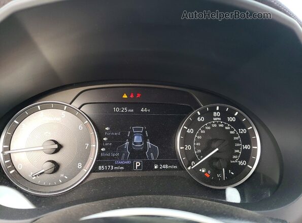 3PCAJ5M18KF105679 2019 INFINITI QX50 Gray Widok zestawu wskaźników