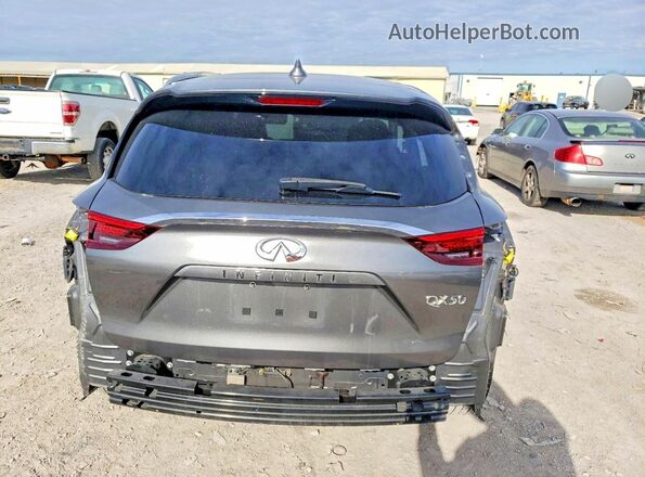 3PCAJ5M18KF105679 2019 INFINITI QX50 Gray Widok z tyłu