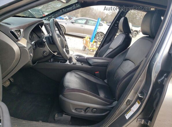 3PCAJ5M18KF105679 2019 INFINITI QX50 Gray Widok wnętrza z przodu