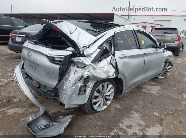 3PCAJ5M18KF122501 2019 INFINITI QX50 Серебряный Задняя правая четверть