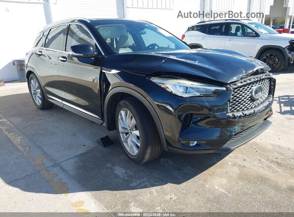 3PCAJ5M1XKF121835 2019 INFINITI QX50 Черный Передняя правая четверть