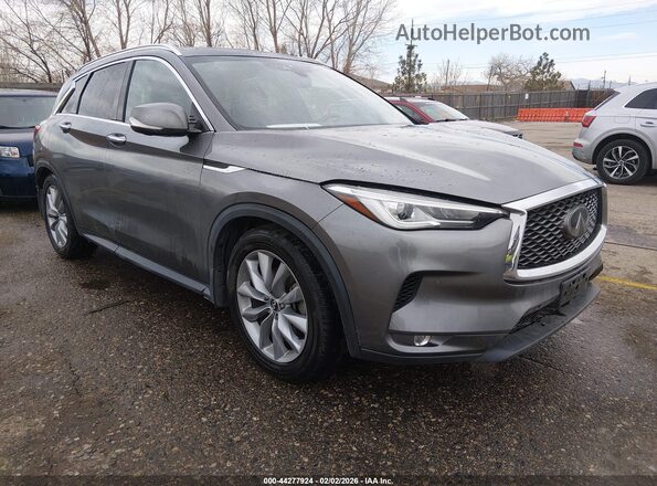 3PCAJ5M32KF145502 2019 INFINITI QX50 Gray Przód prawy