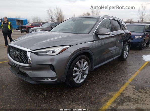 3PCAJ5M32KF145502 2019 INFINITI QX50 Gray Przód lewy