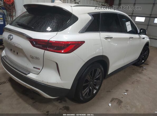 3PCAJ5M34LF111532 2020 INFINITI QX50 Белый Задняя правая четверть