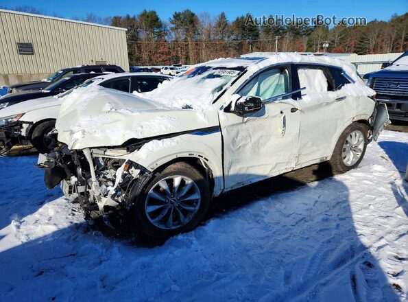 3PCAJ5M38KF118806 2019 INFINITI QX50 Белый Передняя левая четверть