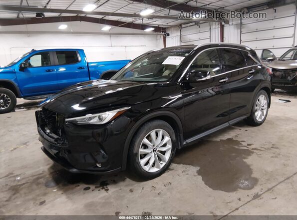3PCAJ5M39KF111329 2019 INFINITI QX50 Black Przód lewy