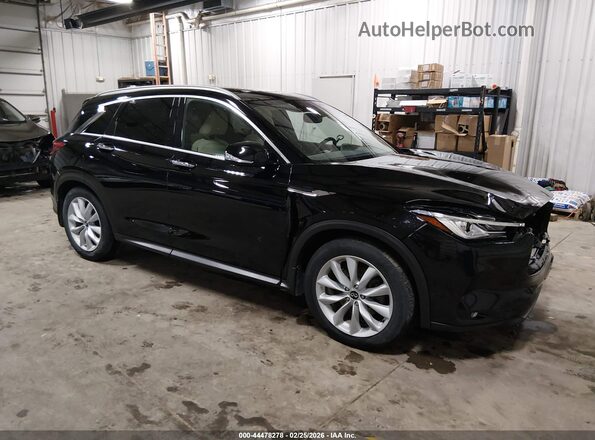 3PCAJ5M39KF111329 2019 INFINITI QX50 Black Przód prawy