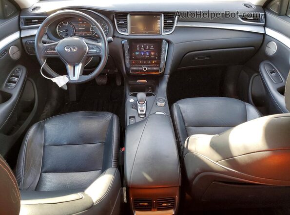 3PCAJ5M39KF119270 2019 INFINITI QX50 Black Առջևի վահանակի տեսք