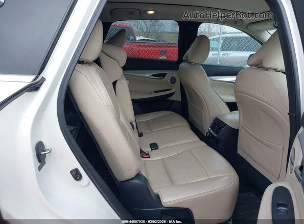 3PCAJ5M39KF120922 2019 INFINITI QX50 White VIN კოდის სტიკერის ხედი