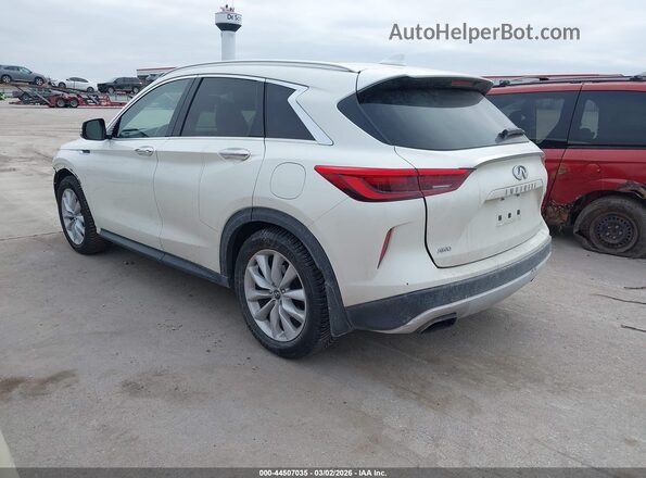 3PCAJ5M39KF120922 2019 INFINITI QX50 White უკანა მარცხენა