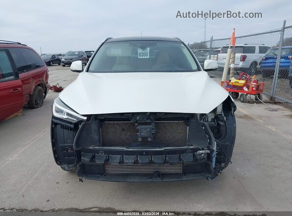 3PCAJ5M39KF120922 2019 INFINITI QX50 White ხელსაწყოთა პანელის ხედი