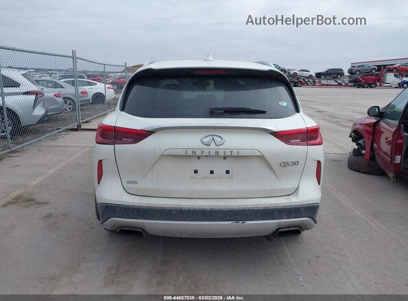3PCAJ5M39KF120922 2019 INFINITI QX50 White 