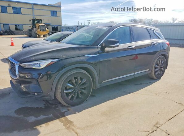 3PCAJ5M39KF143763 2019 INFINITI QX50 Black Przód lewy