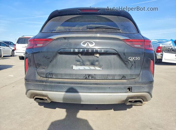 3PCAJ5M39KF143763 2019 INFINITI QX50 Black Widok z tyłu