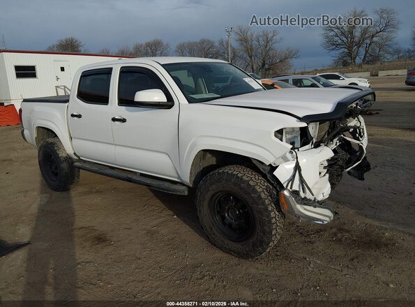 3TMCZ5AN1MM444128 2021 TOYOTA TACOMA Белый Передняя правая четверть