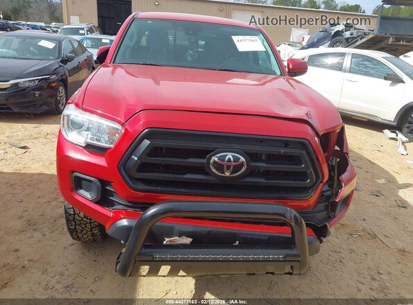 3TMCZ5AN4PM608461 2023 TOYOTA TACOMA Red Սարքավորումների վահանակի տեսք