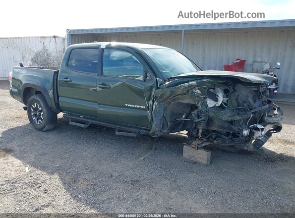 3TMCZ5AN6MM453021 2021 TOYOTA TACOMA Green Առջևի աջ