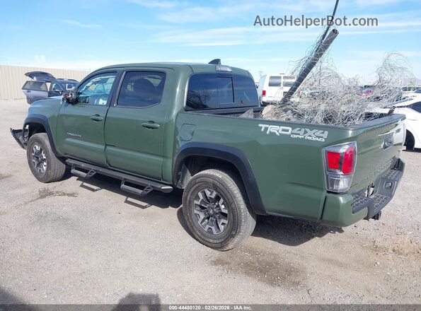 3TMCZ5AN6MM453021 2021 TOYOTA TACOMA Green Հետևի ձախ