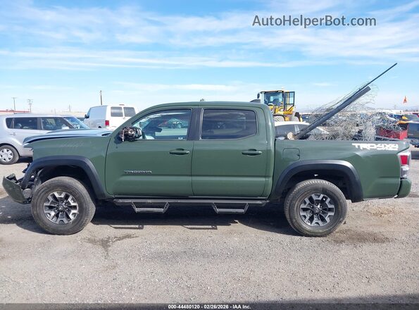 3TMCZ5AN6MM453021 2021 TOYOTA TACOMA Green Սալոնի 360 աստիճան տեսք