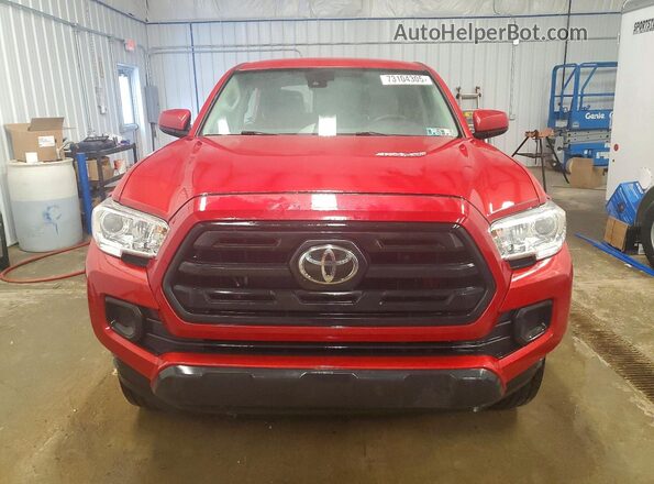 3TMCZ5ANXKM252736 2019 TOYOTA LE Красный Вид спереди
