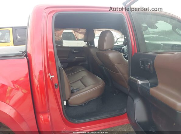 3TMGZ5AN2JM172766 2018 TOYOTA LIMITED Red Vista de la etiqueta del VIN