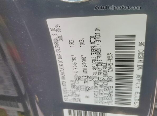 3TMLB5JN8RM023728 2024 TOYOTA LE Серый Вид наклейки с VIN-кодом