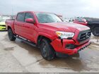 2022 Toyota Tacoma Sr Red vin: 3TYAX5GN3NT063620