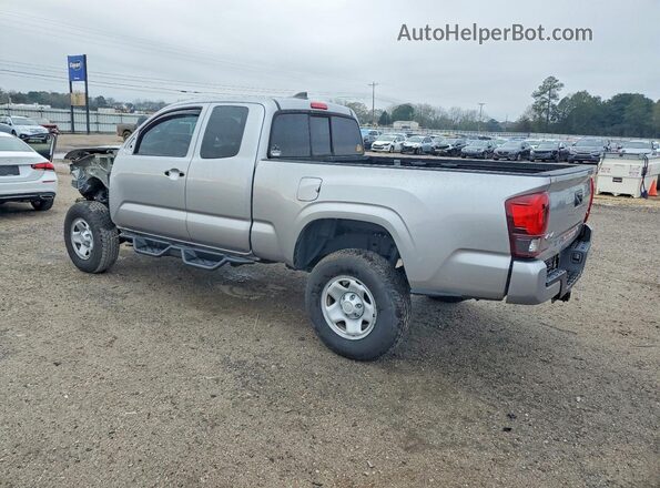 3TYSZ5AN4MT022760 2021 TOYOTA TACOMA Silver Trasero izquierdo