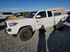 2022 Toyota Tacoma Access Cab White vin: 3TYSZ5AN4NT056926