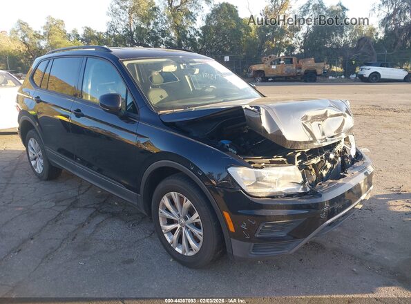3VV0B7AX0KM036514 2019 VOLKSWAGEN TIGUAN Black Przód prawy