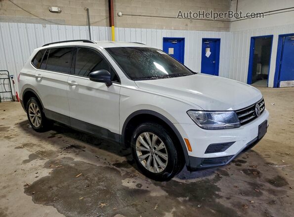 3VV0B7AX4KM190823 2019 VOLKSWAGEN TIGUAN Белый Передняя правая четверть