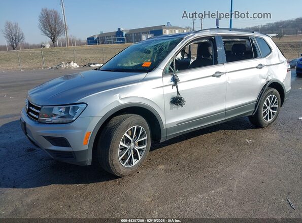 3VV1B7AX0MM036407 2021 VOLKSWAGEN TIGUAN Серый Передняя левая четверть