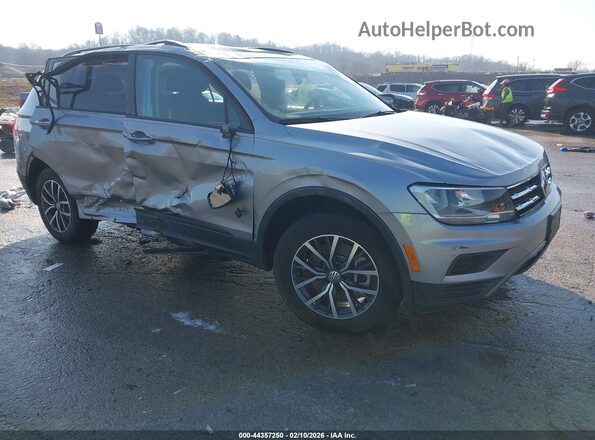 3VV1B7AX0MM036407 2021 VOLKSWAGEN TIGUAN Серый Передняя правая четверть
