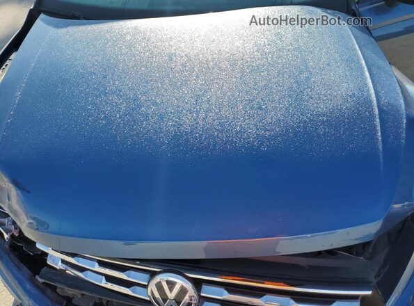 3VV1B7AX2KM022876 2019 VOLKSWAGEN TIGUAN Синий Вид подкапотного пространства