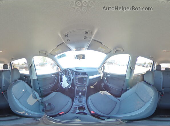 3VV1B7AX2KM022876 2019 VOLKSWAGEN TIGUAN Синий Панорамный вид салона 360°