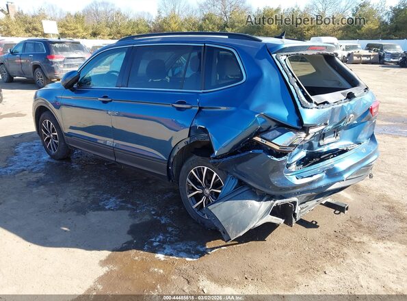 3VV2B7AX4KM132168 2019 VOLKSWAGEN TIGUAN Blue Trasero izquierdo
