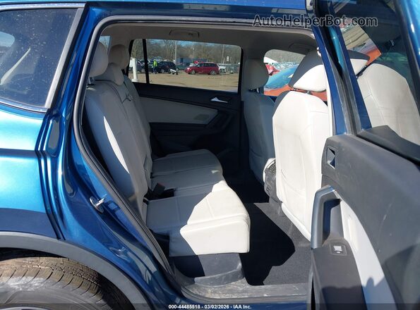 3VV2B7AX4KM132168 2019 VOLKSWAGEN TIGUAN Blue Vista de la etiqueta del VIN
