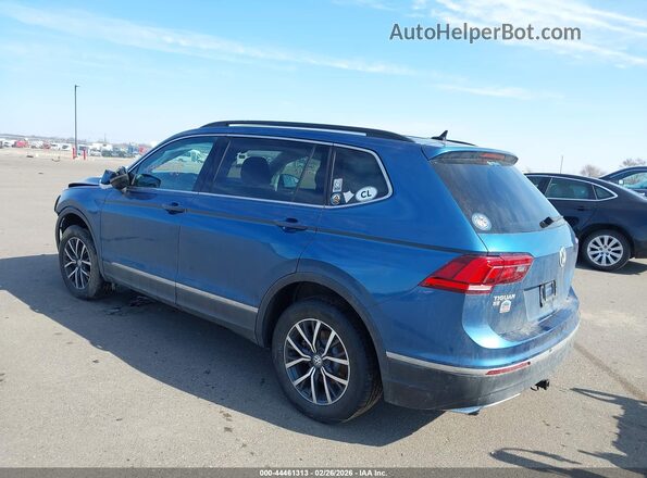 3VV2B7AX5LM018066 2020 VOLKSWAGEN TIGUAN Синий Задняя левая четверть