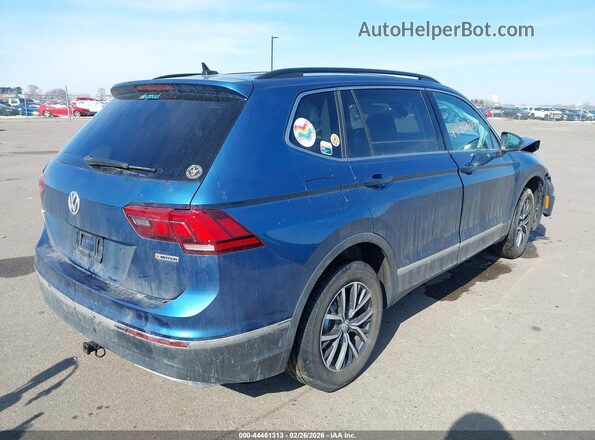 3VV2B7AX5LM018066 2020 VOLKSWAGEN TIGUAN Синий Задняя правая четверть