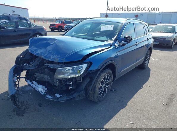3VV2B7AX5LM018066 2020 VOLKSWAGEN TIGUAN Синий Передняя левая четверть