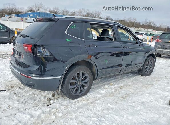3VV2B7AX6NM043979 2022 VOLKSWAGEN TIGUAN Черный Задняя правая четверть